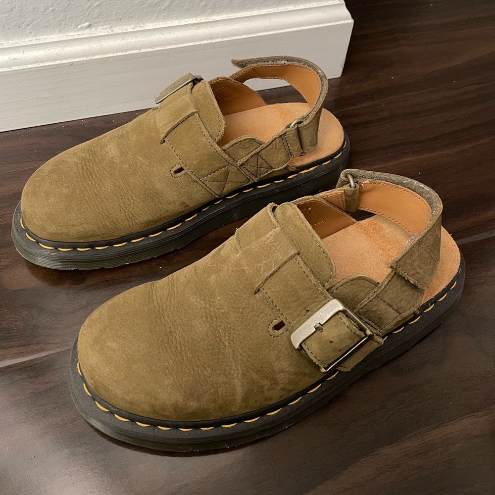 Dr. Martens Brown Suede Sandals